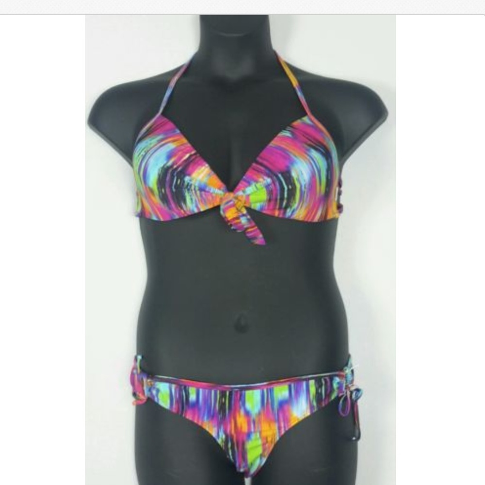 2Chillies Ikat Halter Bikini Swimsuit #907